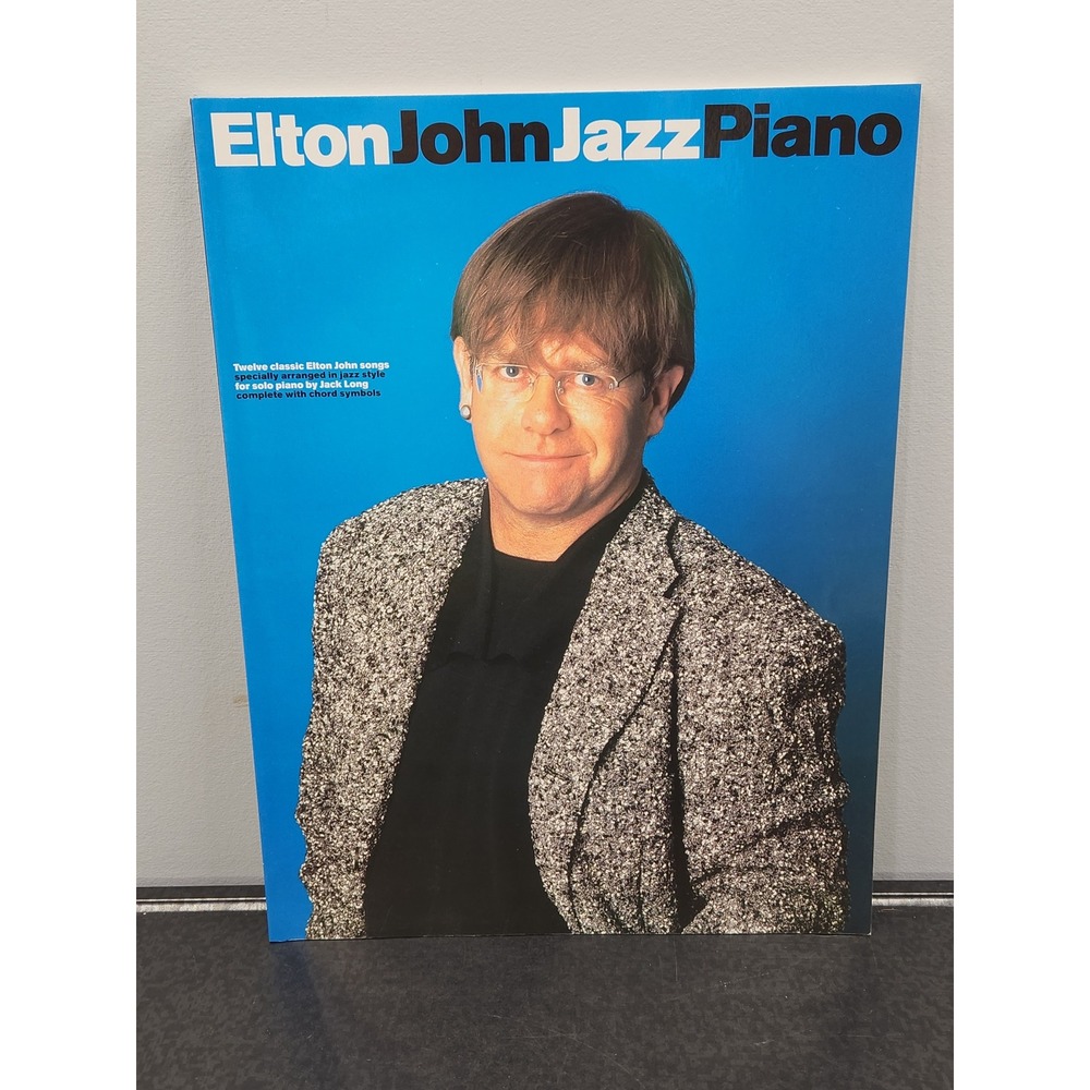 Elton John Jazz Piano Sheet Music Book Solo Piano Jack Long Hal Leonard ~ Good